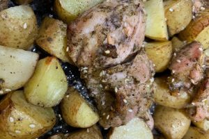 Oven Roasted Za’atar Chicken and Potatoes