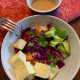 Quinoa Tofu Veggie Bowl with Peanut Sauce
