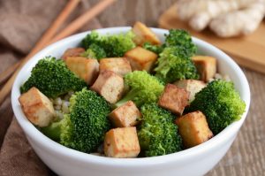 Miso Tofu Broccoli